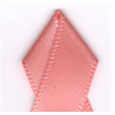 Papilion Papilion R074300230238100Y .88 in. Single-Face Satin Ribbon 100 Yards - Light Coral R074300230238100Y